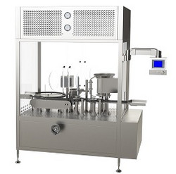 液體灌裝加塞軋蓋一體機