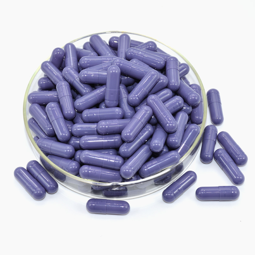 紫色明胶空心胶囊