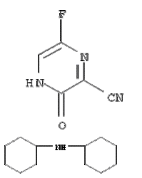 6-氟-3-羥基-2-氰基吡嗪二環(huán)己胺鹽