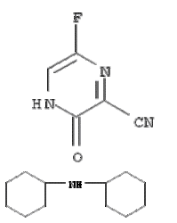 6-氟-3-羟基-2-氰基吡嗪二环己胺盐