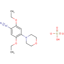 Cas 32178-39-5 2,5-二乙氧基-4-(4-吗啉基)重氮苯硫酸盐2,5-Diethoxy-4-Morpholino-Benzenediazoniumbisulfat