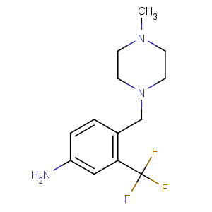 Cas 694499-26-8 4-[(4-甲基-1-哌嗪)甲基]-3-(三氟甲基)苯胺
