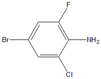 Cas 885453-49-6 2-氯-6-氟-4-溴苯胺