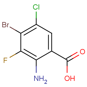 Cas 1698027-17-6 2-氨基-4-溴-5-氯-3-氟苯甲酸
