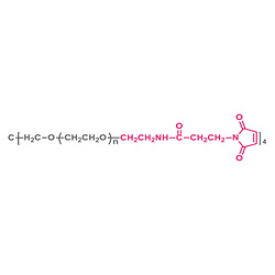 四臂聚乙二醇马来酰亚胺（酰胺键） 4-arm Poly(ethylene glycol) maleimide