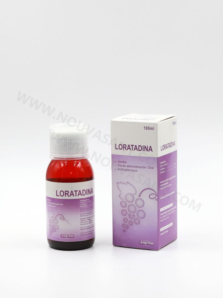 Loratadine syrup 5mg/5ml 氯雷他定糖浆