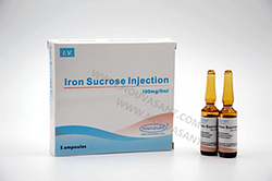Iron Sucrose Injection 100mg/5ml 蔗糖铁注射液
