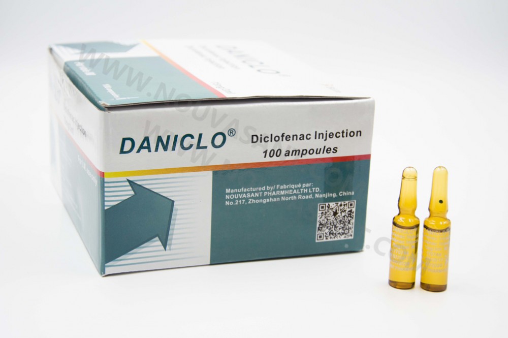 Diclofenac Injection 75mg/3ml 双氯芬酸钠注射液