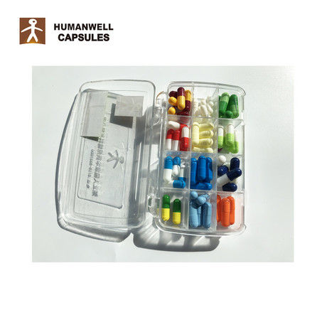 Hollow Empty Joined&nbsp;or&nbsp;Separated Pill Capsule 00,0,1,2,3,4# Size In Any Color