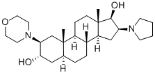 (2β,3α,5α,16β,17β)-2-(4-吗啉)-16-(1-吡咯烷)-, )-雄甾烷-3,17-二醇((2β,3α,5α,16β,17β)-2-(4-morpholinyl)-16-(1-py