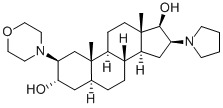 (2β,3α,5α,16β,17β)-2-(4-吗啉)-16-(1-吡咯烷)-, )-雄甾烷-3,17-二醇((2β,3α,5α,16β,17β)-2-(4-morpholinyl)-16-(1-py