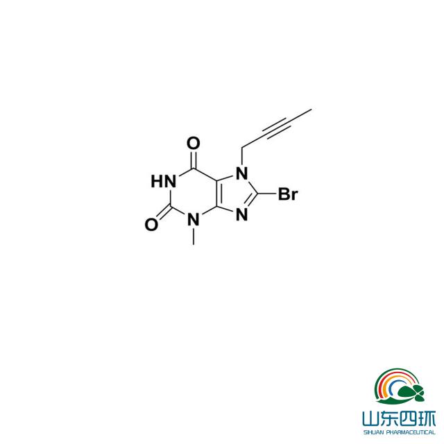 8-溴-7-(2-丁炔基)-3-甲基黄嘌呤，利拉利汀中间体