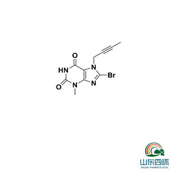 8-溴-7-(2-丁炔基)-3-甲基黃嘌呤，利拉利汀中間體