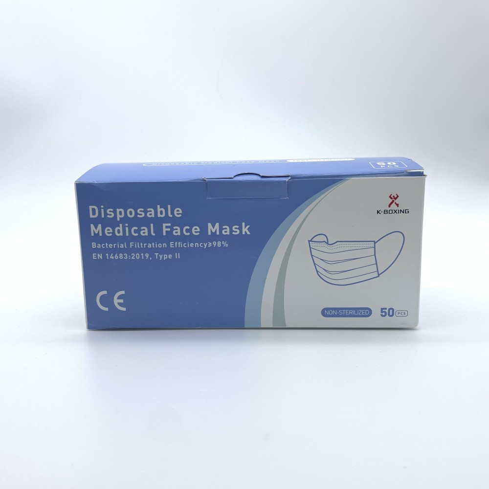 EN14683 TYPE II一次性医用口罩(disposable medical mask en14683 type I）