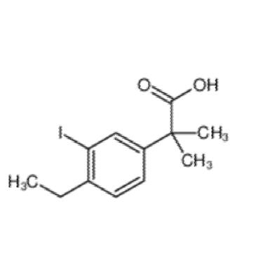 2-(4-乙基-3-碘苯基)-2-甲基丙酸