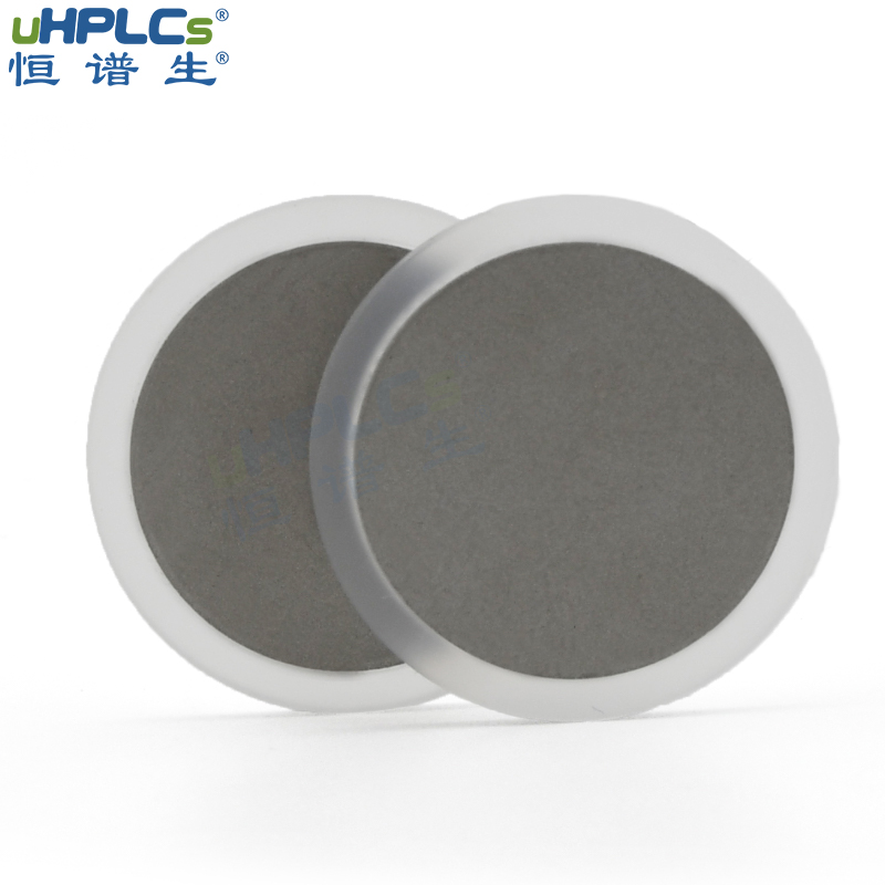 恒谱生超高压PCTFE不锈钢在线过滤器筛板液相色谱耗材，OD22.4*ID19.0*H1.6