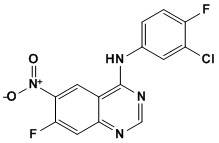 N-(3-氯-4-氟苯基)-7-氟-6-硝基-4-喹唑啉胺