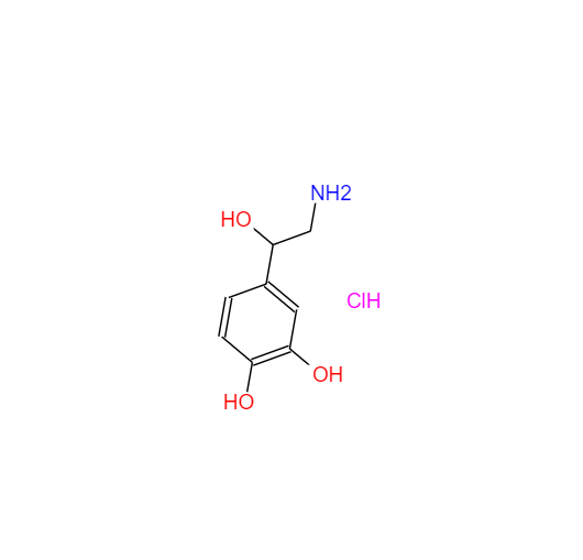 55-27-6 DL-去甲肾上腺素盐酸盐 DL-NORADRENALINE HYDROCHLORIDE