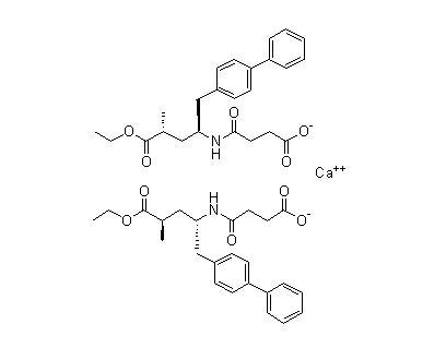  (alphaR,gammaS)-gamma-[(3-羧基-1-氧代丙基)氨基]-alpha-甲基联苯-4-戊酸乙酯钙盐