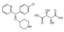 2-[(S)-(4-氯苯基)(4-**基氧基)甲基]吡啶 (2R,3R)-2,3-二羟基丁二酸盐