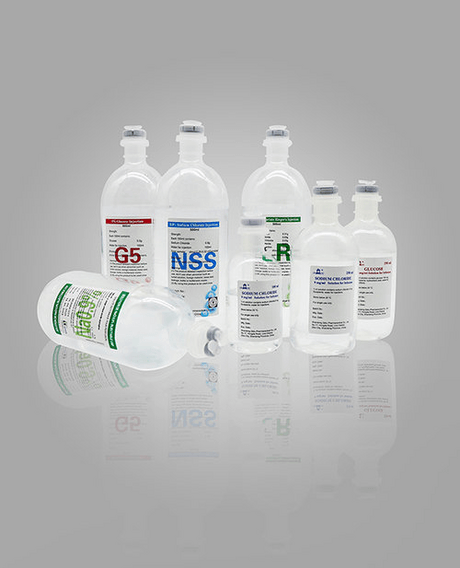 Large volume injection solution