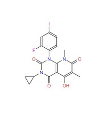 3-环丙基-1-(2-氟-4-碘苯基)-5-羟基-6,8-二甲基-1H,8H-吡啶并[2,3-D]嘧啶-2,4,7-三酮