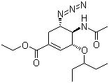 Ethyl (3R,4R,5S)-4-acetamido-5-azido-3-(1-ethylpropoxy)-1-cyclohexene-1-carboxylate