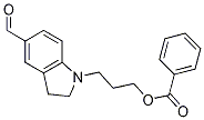 1-[3-(苯甲酰氧基)丙基]-2,3-二氫-1H-吲哚-5-甲醛