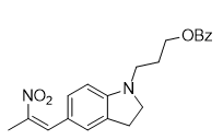 N-(3-苯甲酰氧基丙基)-5-(2-硝基丙烯基)二氢吲哚