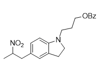 N-(3-苯甲酰氧基丙基)-5-(2-硝基丙基)-二氢吲哚