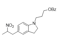 N-(3-苯甲酰氧基丙基)-5-(2-硝基丙基)-二氫吲哚