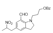 N-(3-苯甲酰氧基丙基)-5-(2-硝基丙基)-7-二氫吲哚甲醛