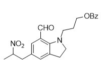 N-(3-苯甲酰氧基丙基)-5-(2-硝基丙基)-7-二氫吲哚甲醛