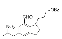 N-(3-苯甲酰氧基丙基)-5-(2-硝基丙基)-7-二氢吲哚甲醛