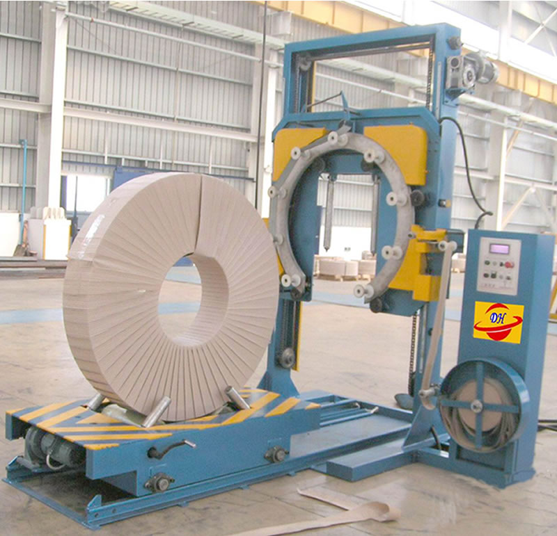 立式包装机钢带缠绕机轮胎包装机环形缠绕机