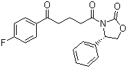 (4S)-3-[5-(4-氟苯基)-1,5-二氧代戊基]-4-苯基-2-惡唑烷酮