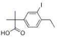 4-Ethyl-3-iodo-alpha,alpha-dimethylbenzeneacetic acid