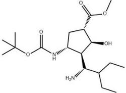 (1S,2S,3S,4R)-3-[(1S)-1-Amino-2-ethylbutyl]-4-[[(1,1-dimethylethoxy)carbonyl]amino]-2-hydroxy-cyclop