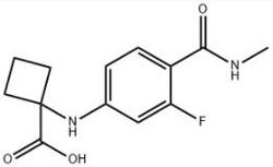 1-((3-Fluoro-4-(Methylcarbamoyl)Phenyl)Amino)Cyclobutanecarboxylic Acid