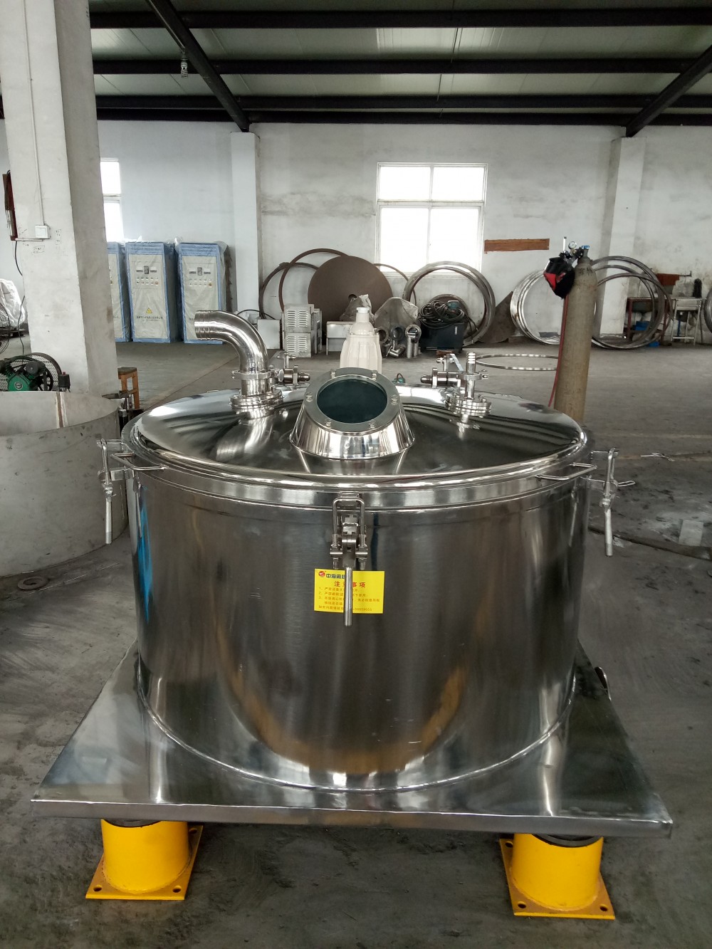 平板人工上部卸料離心機