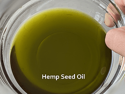 Organic hemp seed oil