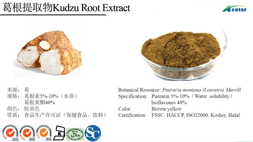 葛根提取物Kudzu Root Extract