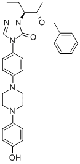 2-[(1S,2S)-1-乙基-2-芐氧基丙基]-2,4-二氫-4-[4-[4-(4-羥基苯基)-1-哌嗪基]苯基]-3H-1,2,4-三氮唑-3-酮