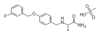 甲磺酸沙芬酰胺