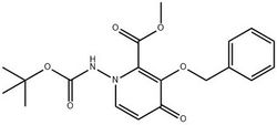 3-(苄氧基)-1-((叔丁氧基羰基)氨基)-4-氧代-1,4-二氢吡啶-2-羧酸甲酯