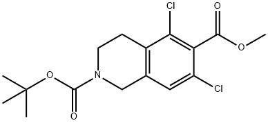 2-N-BOC-5,7-二氯-3,4-二氢-异喹啉-6-甲酸甲酯