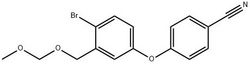 4-(4-溴-3-((甲氧基甲氧基)甲基)苯氧基)苯甲腈