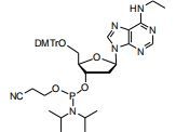 5’-O-DMTr-N6-ethyl-2’-deoxyadenosine 3’-CED phosphoramidite