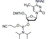N4-Acetyl-5’-O-(4,4’-dimethoxytrityl)-5-methyl-2’-deoxycytidine-3’-CED 
phosphoramidite