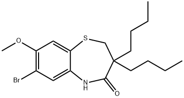 7-bromo-3,3-dibutyl-8-methoxy-2,3-dihydrobenzo[b][1,4]thiazepine-4(5H)-one